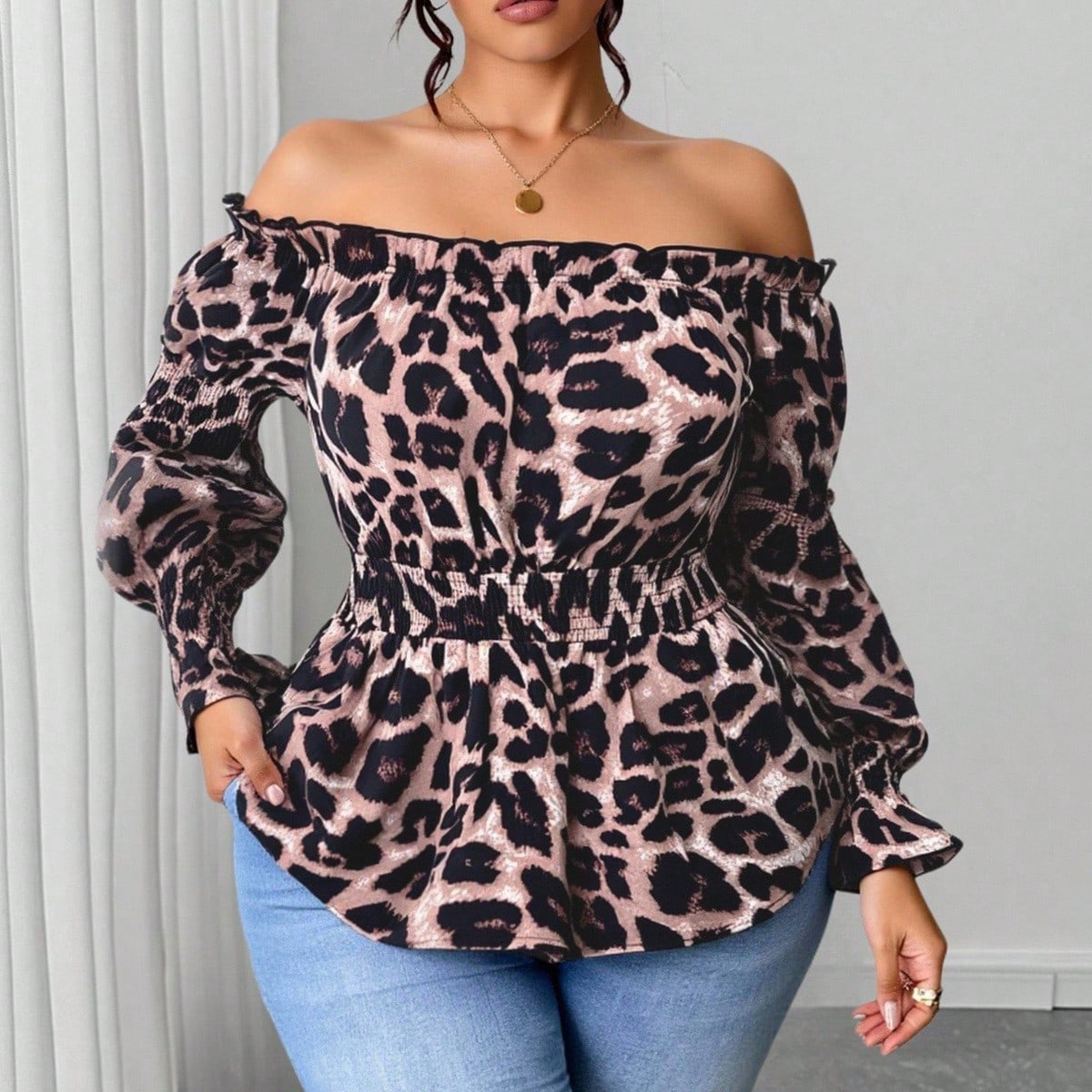 Blusa Feminina Plus Size com E - Blouse Off Shoulder avaliação e preço