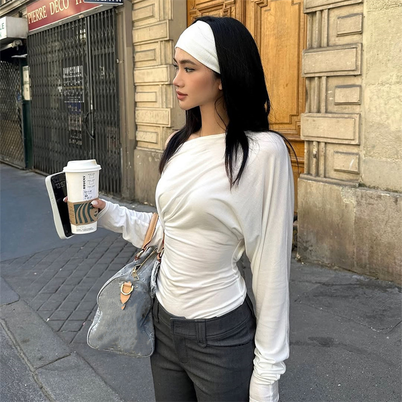 Blusa Feminina 2026 de Um Ombr - Blouse Off Shoulder avaliação e preço